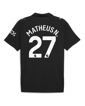 Billige Fotballdrakt Manchester City Matheus Nunes #27 Replika Bortedrakt 2025-26 Kortermet Billige Fotballdrakt Manchester City Matheus Nunes #27 Replika Bortedrakt 2025-26 Kortermet